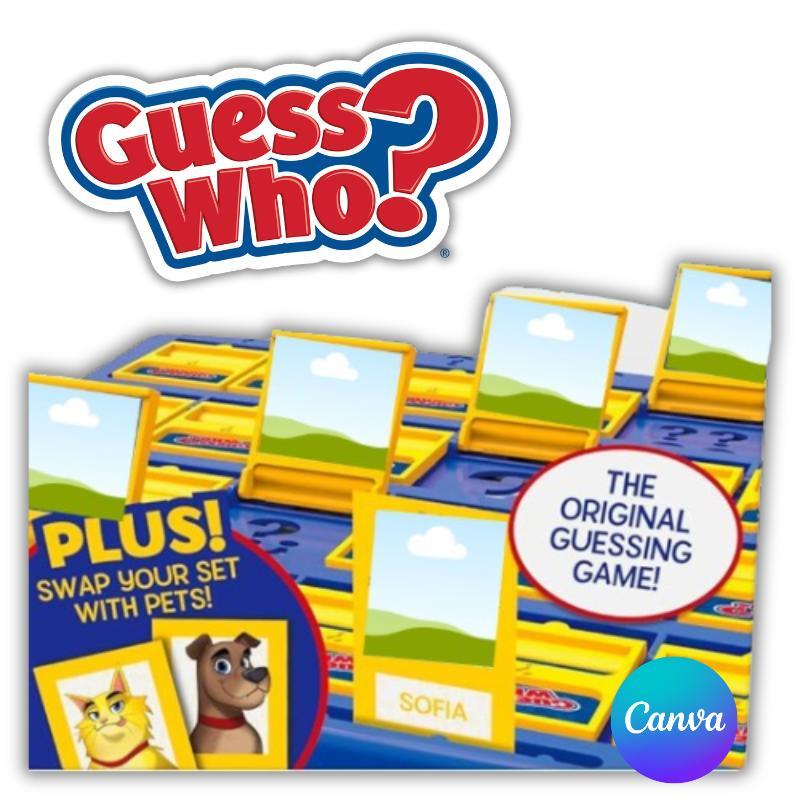 Guess Who Canva Template Custom Pal Guess Who Canva Template Custom Pal